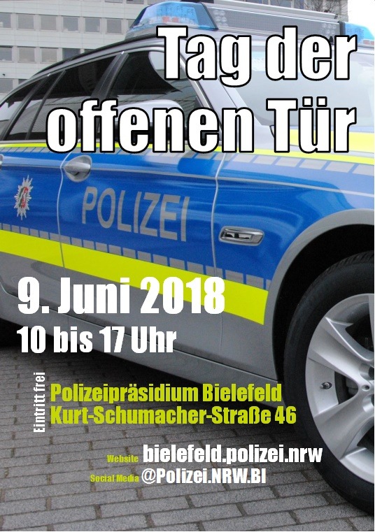 POL-BI: Tag der offenen Tür beim Polizeipräsidium Bielefeld