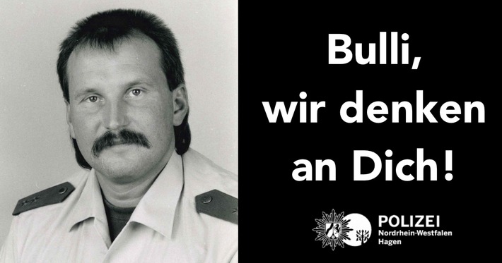 POL-HA: Ein Brief an unseren im Dienst ermordeten Kollegen Michael &quot;Bulli&quot; Erkelenz