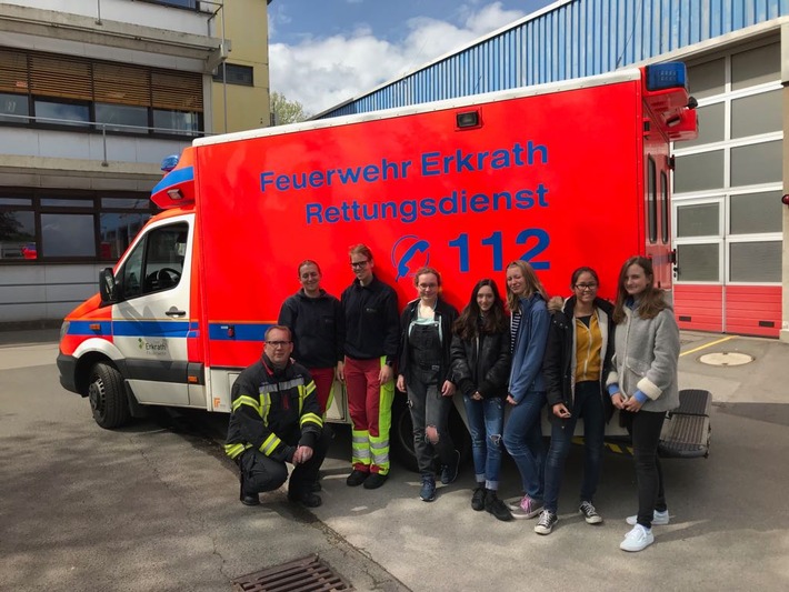 FW-Erkrath: Girlsday bei der Feuerwehr Erkrath