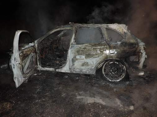 POL-NI: Porsche gestohlen und ausgebrannt