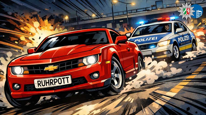 POL-OB: Polizeiflucht mit "RUHRPOTT"-Kennzeichen - Kein Führerschein, Fahrer unter Drogen