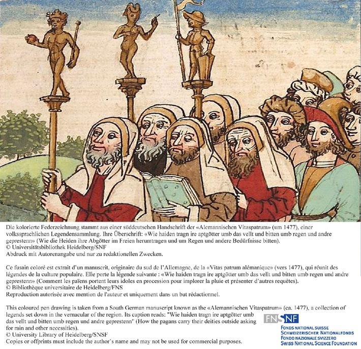 FNS: Image de la recherche octobre 2010: Christianisme et paganisme au Moyen Âge