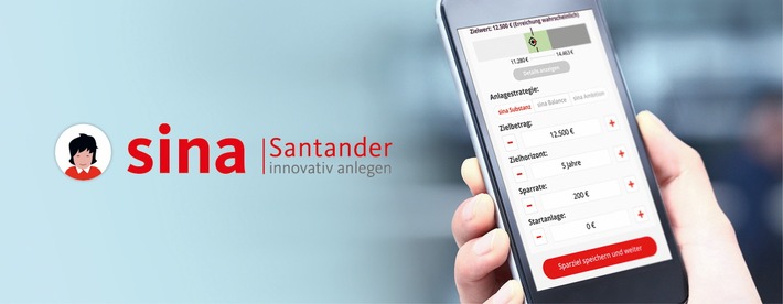 Innovative Sparplattform: Santander startet Web-App "sina"