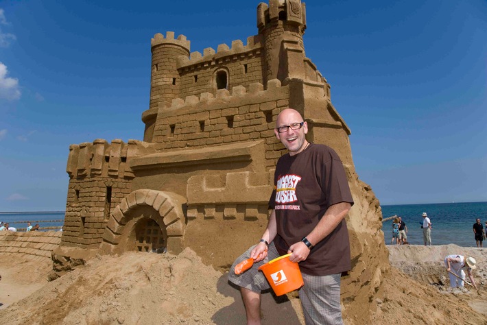 Weltrekorden-Alarm: "Abenteuer Leben" baut längste Sandburg der Welt! (mit Bild)