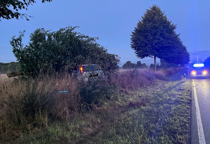 POL-MI: Autofahrer kracht gegen Baum