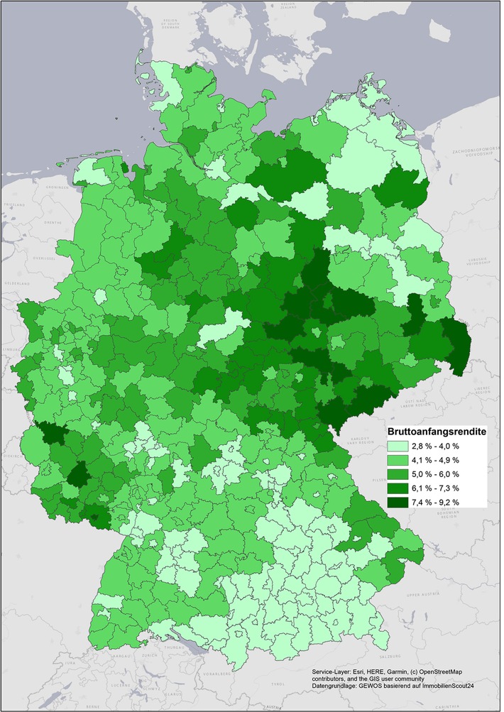 Sinkende Renditen in den Hotspots lassen Investoren über den Tellerrand blicken