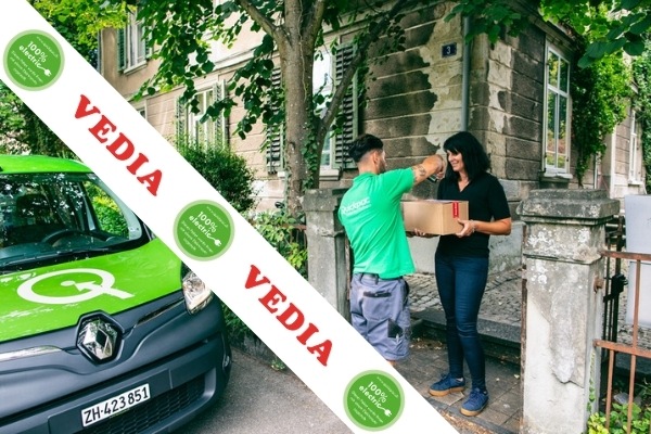 Livraisons écolos - comment VEDIA contribue à reduire l