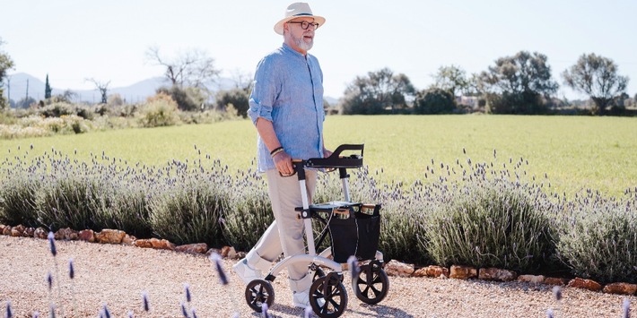 Saljol Aluminium Rollator – das Multitalent für Stadt und Land