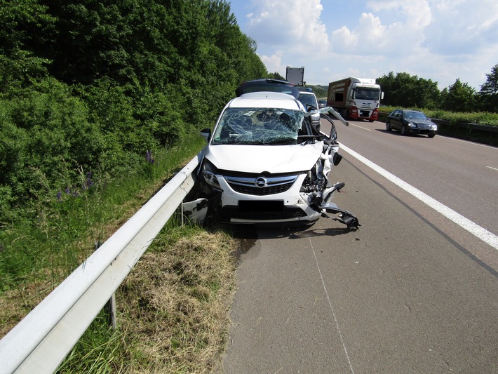 POL-PDKL: A62/Kusel, Leichtverletzt bei Verkehrsunfall