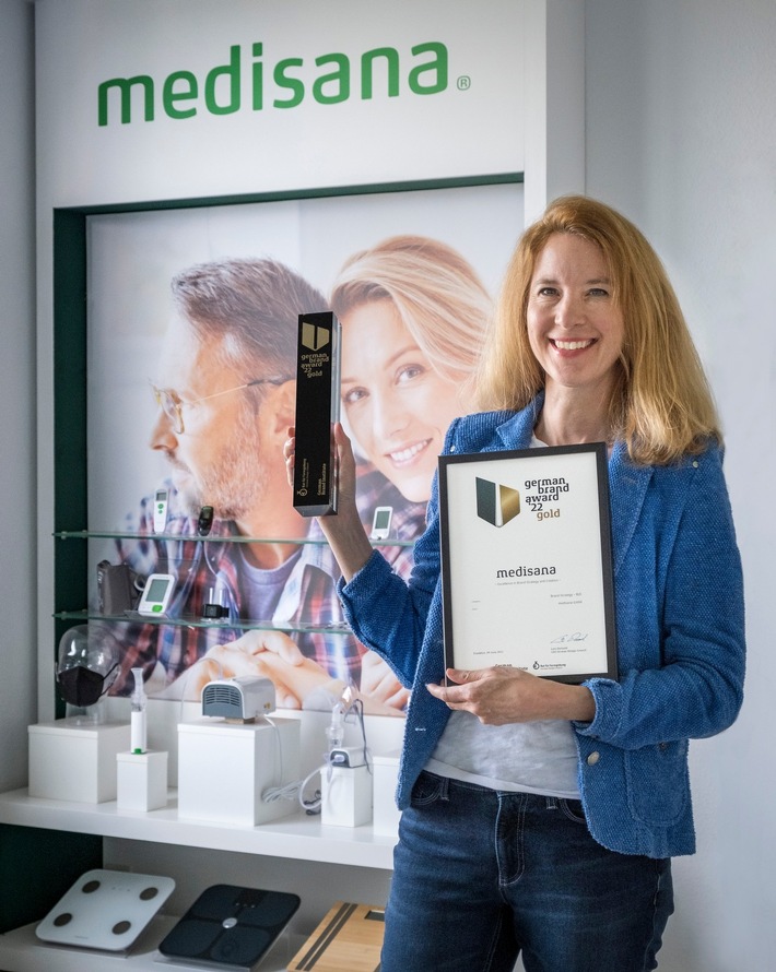 medisana beim German Brand Award 2022 mit Gold ausgezeichnet – Herausragende Markenarbeit erneut gewürdigt