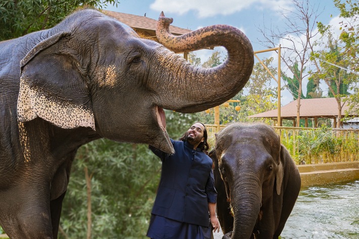 "Every life matters." Anant Ambani ist der Initiator des Tierschutz-, Rehabilitations- und Artenschutzzentrums Vantara in Jamnagar im indischen Bundesstaat Gujarat. / Weiterer Text über ots und www.presseportal.de/nr/181606 / Die Verwendung dieses Bildes für redaktionelle Zwecke ist unter Beachtung aller mitgeteilten Nutzungsbedingungen zulässig und dann auch honorarfrei. Veröffentlichung ausschließlich mit Bildrechte-Hinweis.