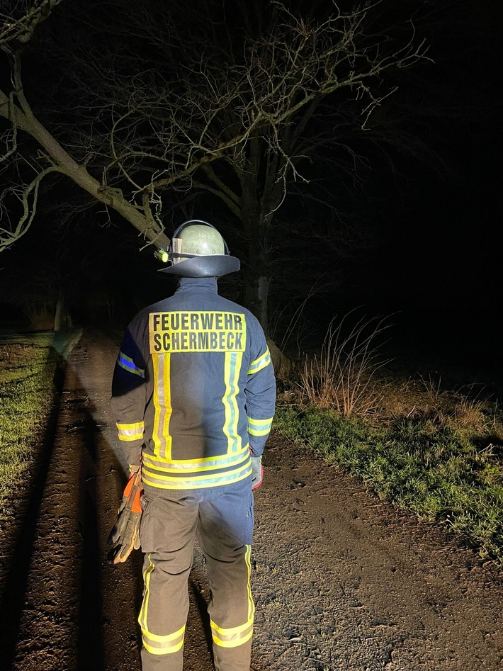 FW-Schermbeck: Ein weiterer Sturmschaden für den Löschzug Schermbeck