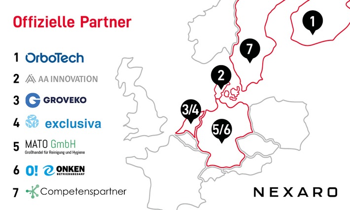 Nexaro erweitert sein nationales und europäisches Händlernetzwerk