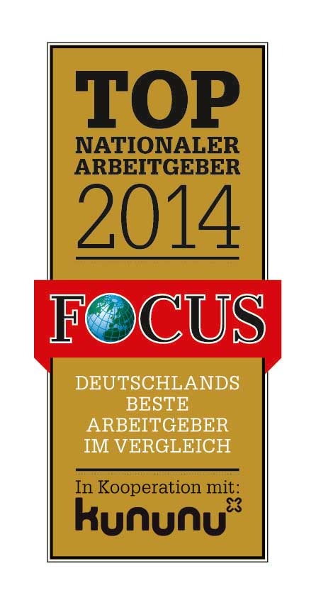 "Focus"-Spezial "TOP nationale Arbeitgeber 2014": Deutsche Vermögensberatung (DVAG) zählt zu den besten Unternehmen Deutschlands (FOTO)