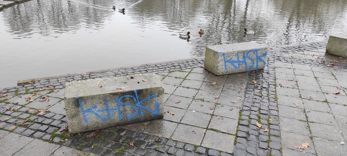 POL-HS: Sachbeschädigungen im Wurmauenpark/ Stadt lobt Belohnung aus