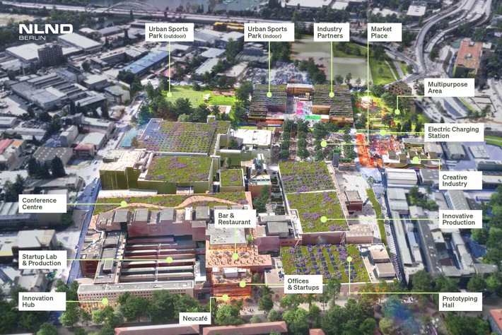 NLND Berlin: Innovationscampus für industrielle Transformation geht mit Plug and Play Tech Center und UNITE Berlin an den Start