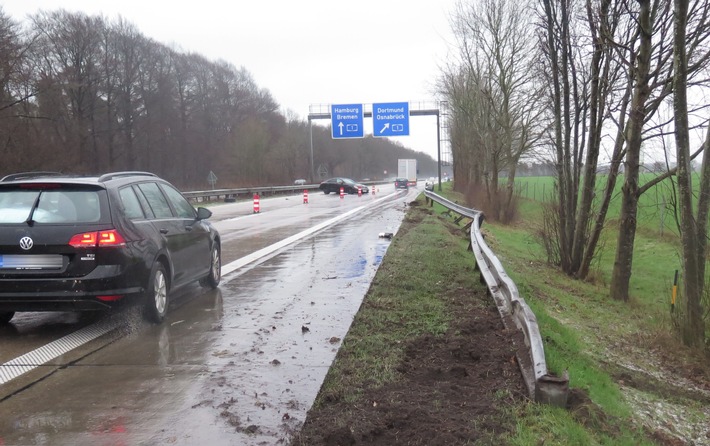 POL-DEL: Autobahnpolizei Ahlhorn: Verkehrsunfälle auf den Autobahnen 1 und 29 im Bereich des Ahlhorner Dreiecks