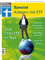 Finanztest Spezial Anlegen mit ETF