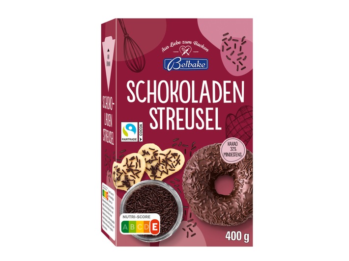 Der Lieferant Drageefabrik Stolze GmbH informiert über einen Warenrückruf des Produktes "Belbake Schokoladenstreusel (mindestens 32% Kakao), 400g"