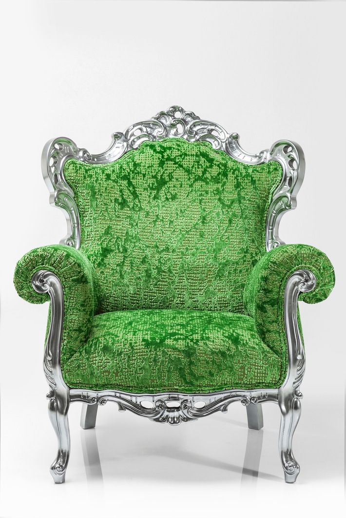 Möbel und Wohnen - Greenery - Pantone Farbe des Jahres 2017 neo-barock in Szene gesetzt