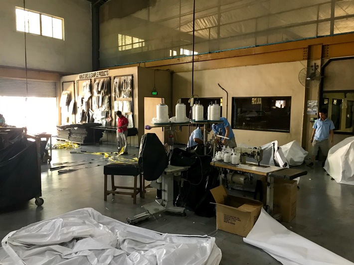 Textilfabriken auf den Philippinen besucht
