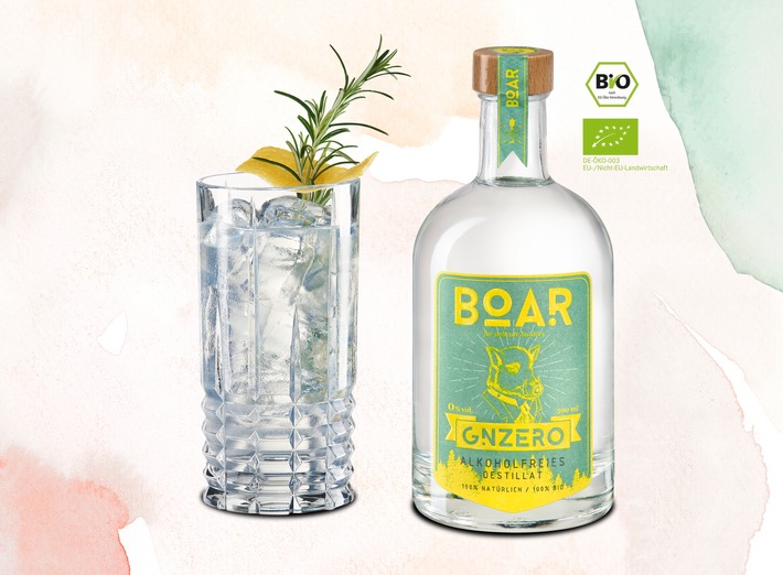 BOAR GNZERO - Die weltweit erste alkoholfreie Gin-Alternative in BIO-Qualität
