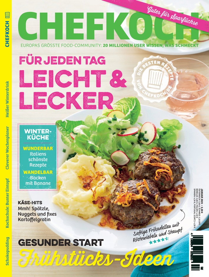CHEFKOCH und VOX weiter auf Erfolgskurs: Ausbau der crossmedialen Kooperation zwischen CHEFKOCH Magazin und "Das perfekte Dinner"