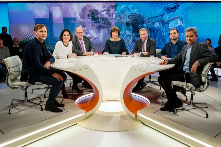 ZDF-Polittalk &quot;maybrit illner&quot; mit 12,4 Prozent Marktanteil 2018 (FOTO)