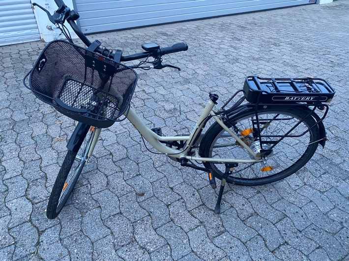 POL-WOB: E-Bike aufgefunden - Polizei sucht Eigentümer