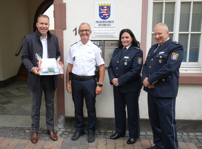 POL-LM: +++ Schutzmann vor Ort in Bad Camberg ins Amt eingeführt +++