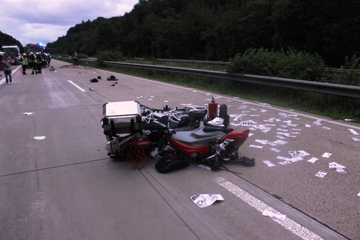 POL-PDKL: Unfall mit schwer verletztem Motorradfahrer