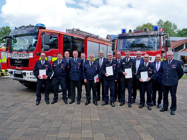 FW-PB: Mitgliederplus bei den Feuerwehren im Kreis Paderborn