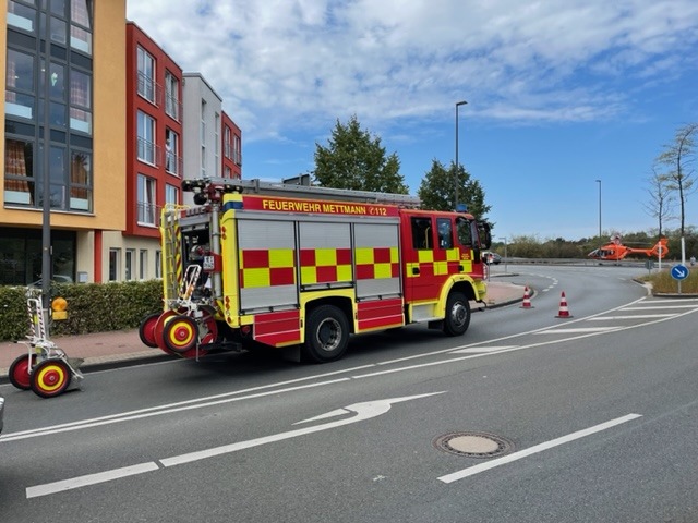 FW Mettmann: Ein Schwerverletzter nach Entstehungsbrand im Bewohnerzimmer