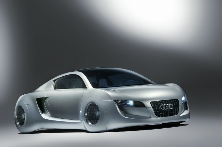 Ein Audi für das Jahr 2035: In &quot;I, ROBOT&quot; geht Will Smith mit dem Sportcoupé Audi RSQ auf Verbrecherjagd