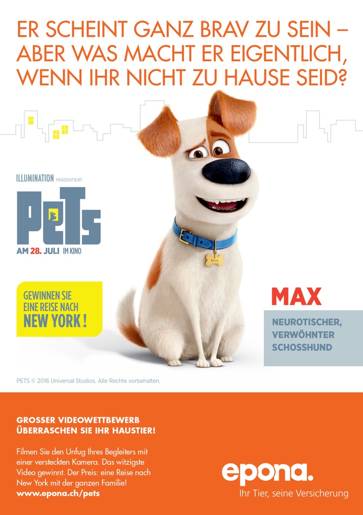 Epona rollt den Tieren des neusten Animationsfilms von Universal den roten Teppich aus