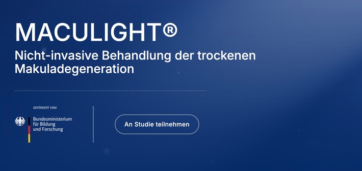 Bundesweite Studie zu altersbedingter Makuladegeneration in Köln gestartet: Forschung zu neuer Therapieoption bei AMD