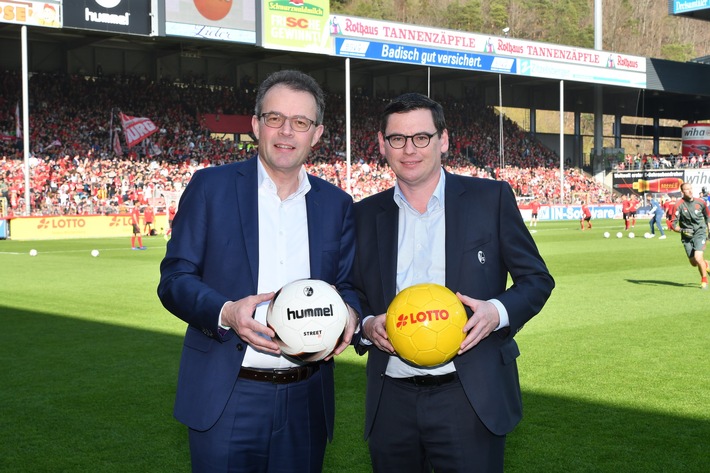 Lotto Baden-Württemberg und SC Freiburg verlängern Partnerschaft