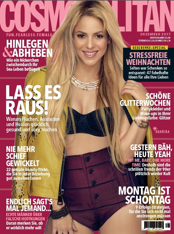 Shakira in Cosmopolitan: &quot;Echte Gefühle kann ich nur auf Spanisch rüberbringen.&quot;