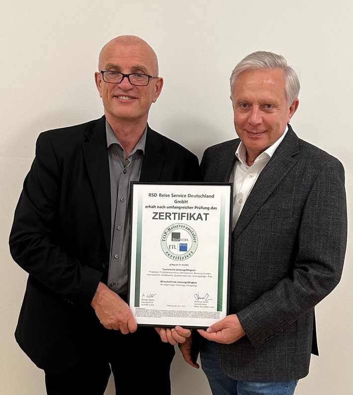 RSD Travel Ltd. travel group awarded as TOP travel agency / Experts recognise the company