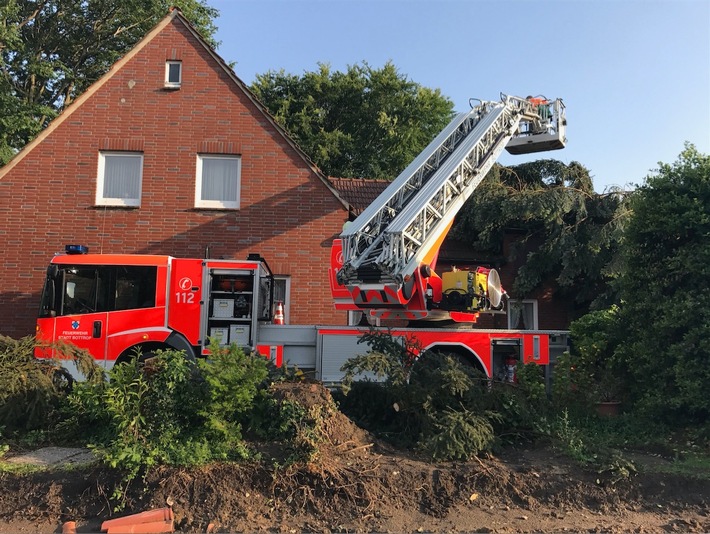 FW-BOT: Unwettereinsatz am 15.06.2017 in Bottrop