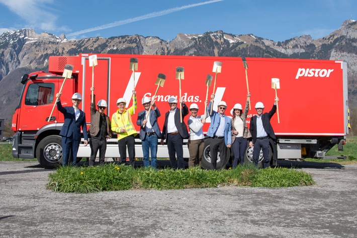 Spatenstich: Pistor startet mit dem Bau der Verteilzentrale Ostschweiz