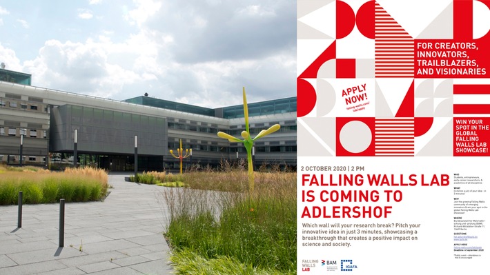 Falling Walls Lab Adlershof 2020 - Jetzt noch bis zum 6. September bewerben