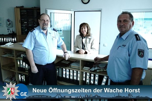 POL-GE: Neue Öffnungszeiten der Wache Horst