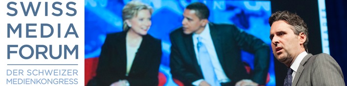 Hochkarätige Referenten am SwissMediaForum 2016 / "Bild"-Herausgeber Kai Diekmann und der Schweizer Digitalpionier Daniel Graf von Uber: Zwei von rund 25 Referenten am diesjährigen SwissMediaForum