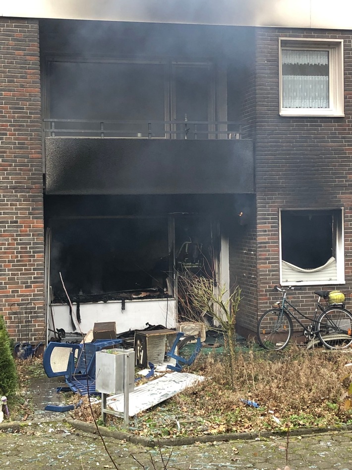 POL-DU: Obermarxloh: Wohnung in Flammen - Polizei fasst mutmaßlichen Brandstifter