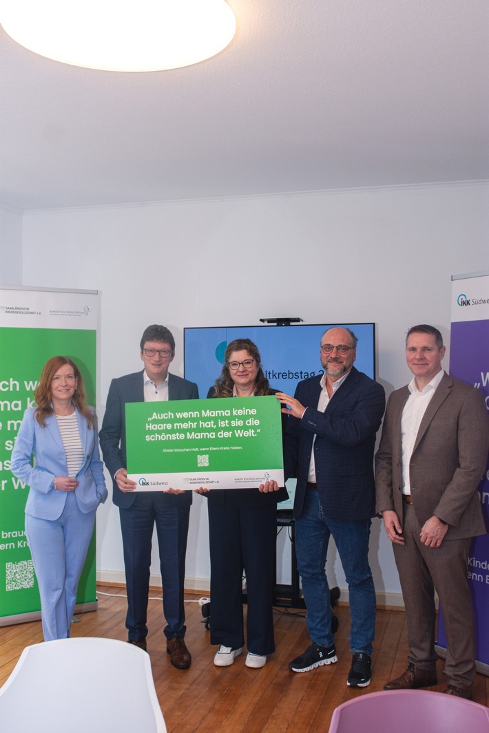 Saarlandweite Kampagne zum Weltkrebstag: Kinder brauchen Halt, wenn Eltern Krebs haben