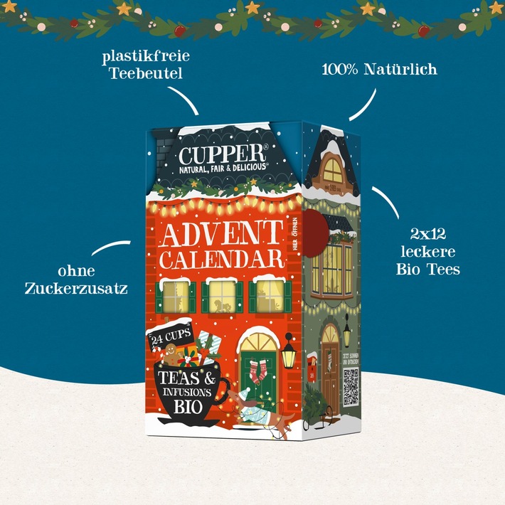 Presseinfo: Cupper Teas Adventskalender 2026 - ab September neu