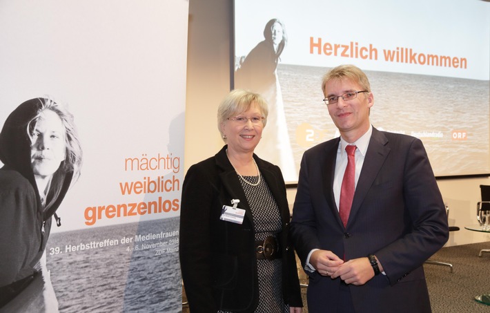 "mächtig, weiblich, grenzenlos" / ZDF empfing Medienfrauen zum Herbsttreffen auf dem Mainzer Lerchenberg (FOTO)