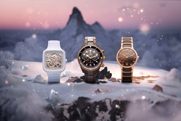 Rado entführt in eine magische Winterwelt - Drei Uhren als perfekte Festtagsgeschenke