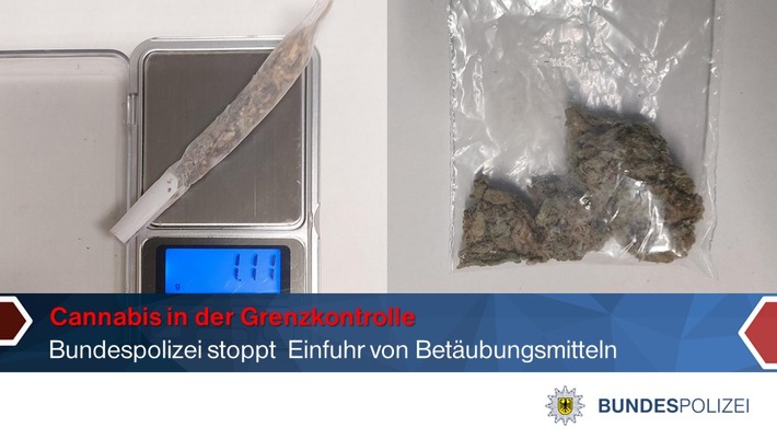 BPOLI LUD: Verstöße gegen das Konsumcannabisgesetz bei Grenzkontrollen